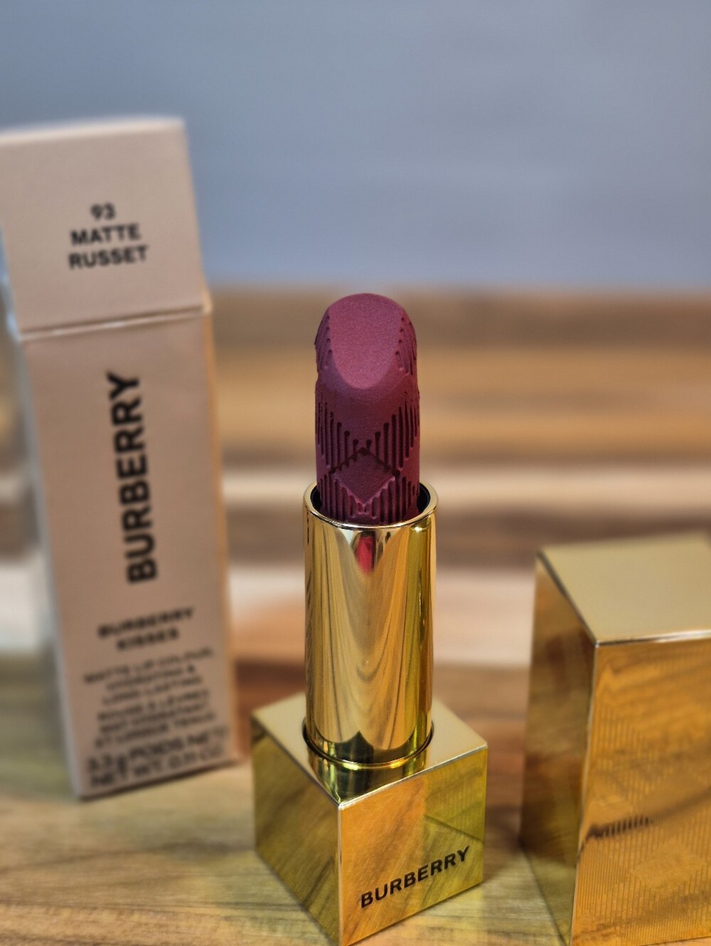 Burberry Kisses Matte Lipstick in Russet (No. 93), .11oz (Full Size), NIB